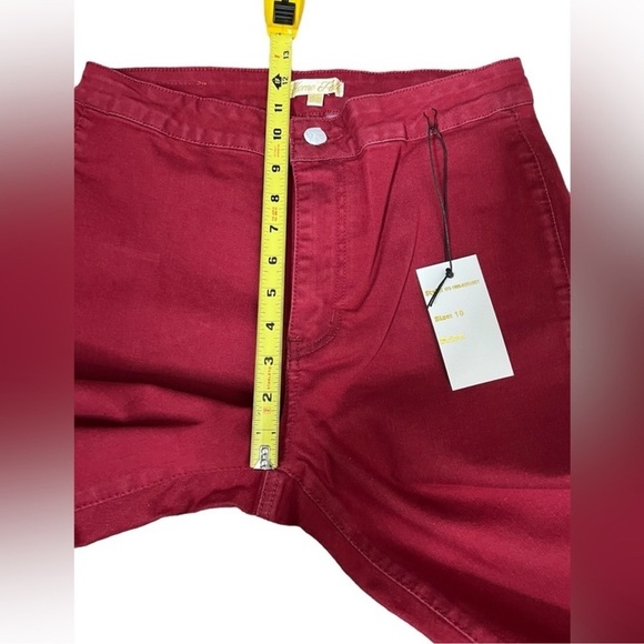 Home Folk Burgundy Flare Jeans - Picture 11 of 16